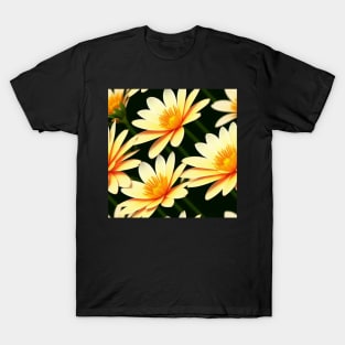 Just a Vibrant Flower Pattern 2 - Bright and Cheerful Design for Home Decor T-Shirt